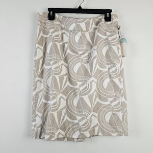 Lila Ryan Stitch Fix Pencil Skirt Geometric Size 12 NWT